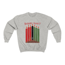 Load image into Gallery viewer, Unisex "Habari Gani?" Sweatshirt