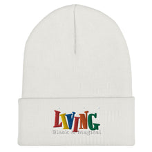 Load image into Gallery viewer, "Living Black & Magical" Cuffed Beanie