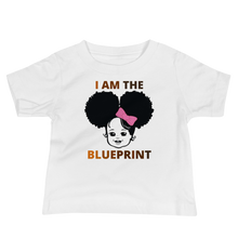 Load image into Gallery viewer, Baby "I Am the Blueprint" Jersey Short Sleeve Tee