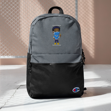 Load image into Gallery viewer, "You're Too Close" Embroidered Champion Backpack