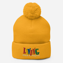 Load image into Gallery viewer, "Living Black & Magical" Pom-Pom Beanie