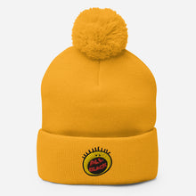 Load image into Gallery viewer, 90s "All Black" Pom-Pom Beanie