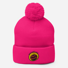 Load image into Gallery viewer, 90s "All Black" Pom-Pom Beanie