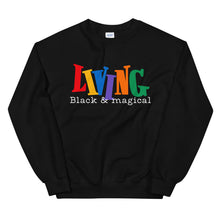Load image into Gallery viewer, 90s "Living Black & Magical" Sweatshirt