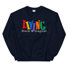 Load image into Gallery viewer, 90s "Living Black & Magical" Sweatshirt