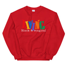Load image into Gallery viewer, 90s "Living Black & Magical" Sweatshirt