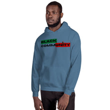 Load image into Gallery viewer, Unisex &quot;Black Community&quot; Hoodie

