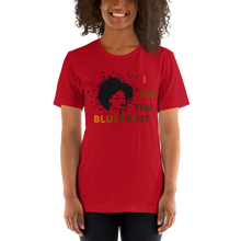 Load image into Gallery viewer, Lady &quot;I Am the Blueprint&quot; T-Shirt
