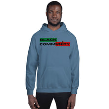 Load image into Gallery viewer, Unisex &quot;Black Community&quot; Hoodie
