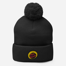 Load image into Gallery viewer, 90s &quot;All Black&quot; Pom-Pom Beanie
