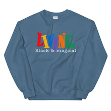 Load image into Gallery viewer, 90s &quot;Living Black &amp; Magical&quot; Sweatshirt
