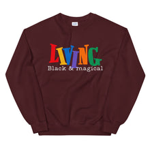 Load image into Gallery viewer, 90s &quot;Living Black &amp; Magical&quot; Sweatshirt
