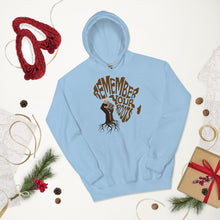Load image into Gallery viewer, Unisex “Remember Your Roots” Hoodie
