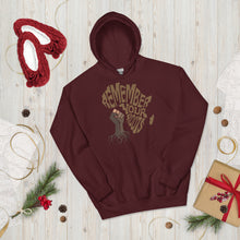 Load image into Gallery viewer, Unisex “Remember Your Roots” Hoodie
