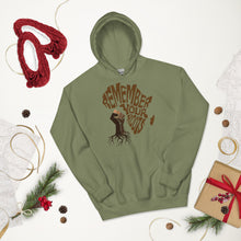 Load image into Gallery viewer, Unisex “Remember Your Roots” Hoodie
