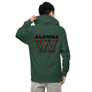 Green “H.D. Woodson Alumna” hoodie