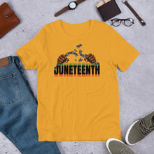 Load image into Gallery viewer, Short-Sleeve &quot;Broken Chains Juneteenth&quot; Unisex T-Shirt
